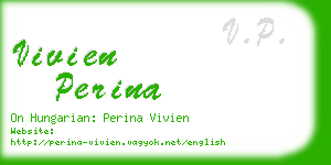 vivien perina business card